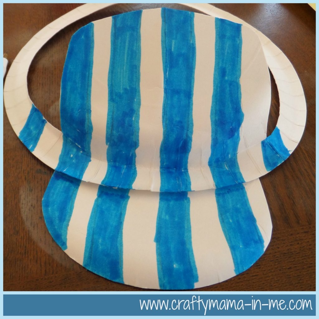 DIY Engineer Paper Plate Hat Inspired By Pete The Cat Crafty Mama In ME 