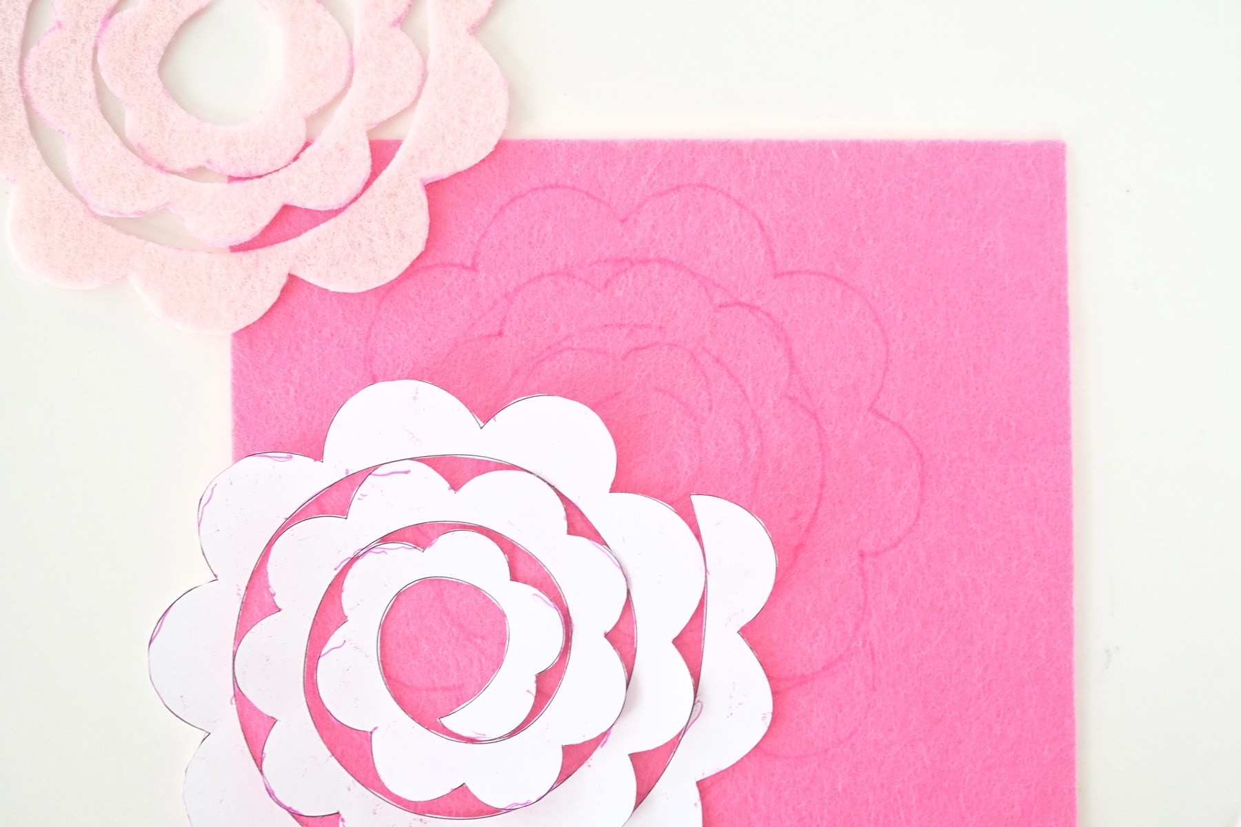 Free Felt Flower Template Printable