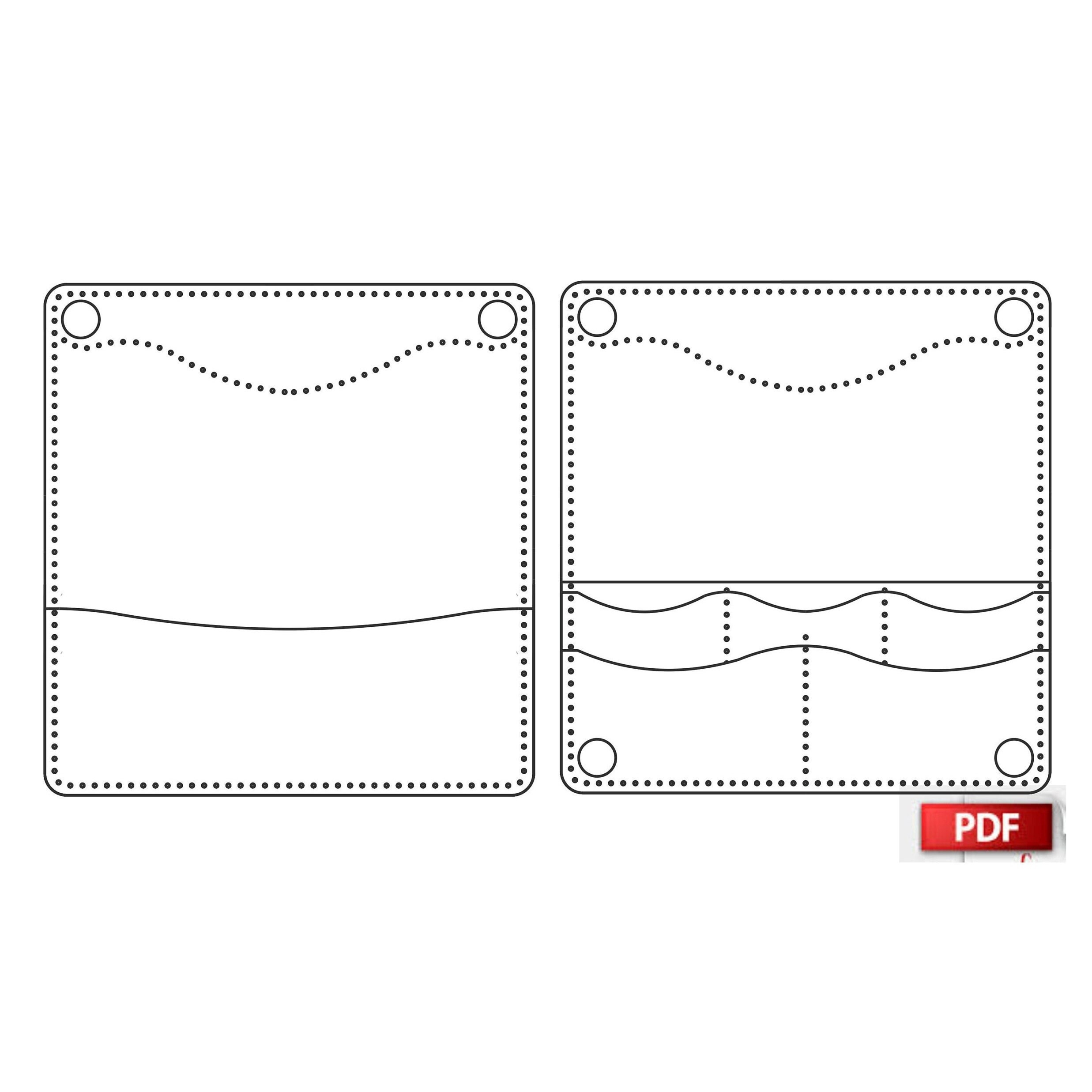 DIY Leather Long Wallet Pattern Long Wallet Template PDF Leather Clutch Wallet PDF Long Wallet leather Craft Template For Clutch Wallet Etsy Australia