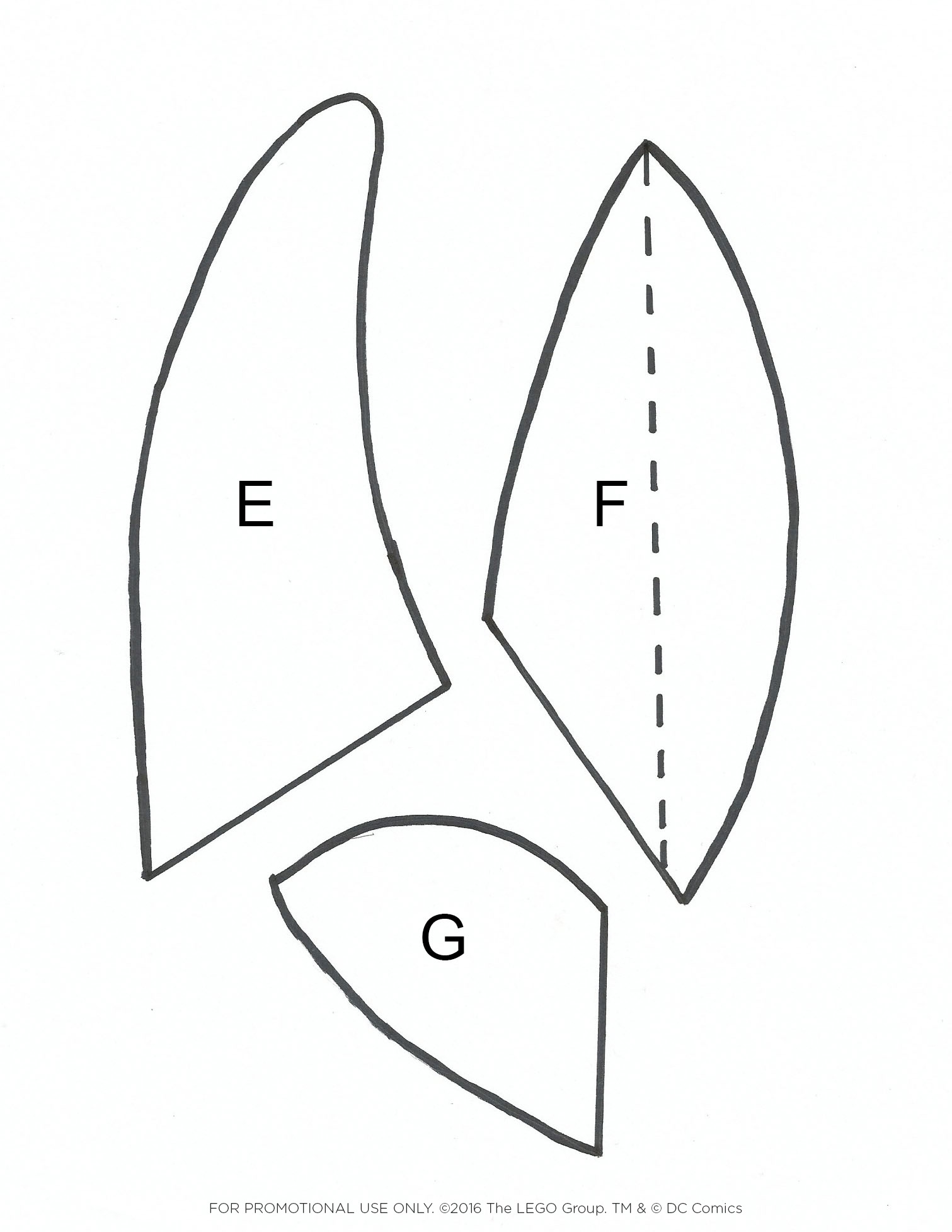 Batman Mask Template Printable Free
