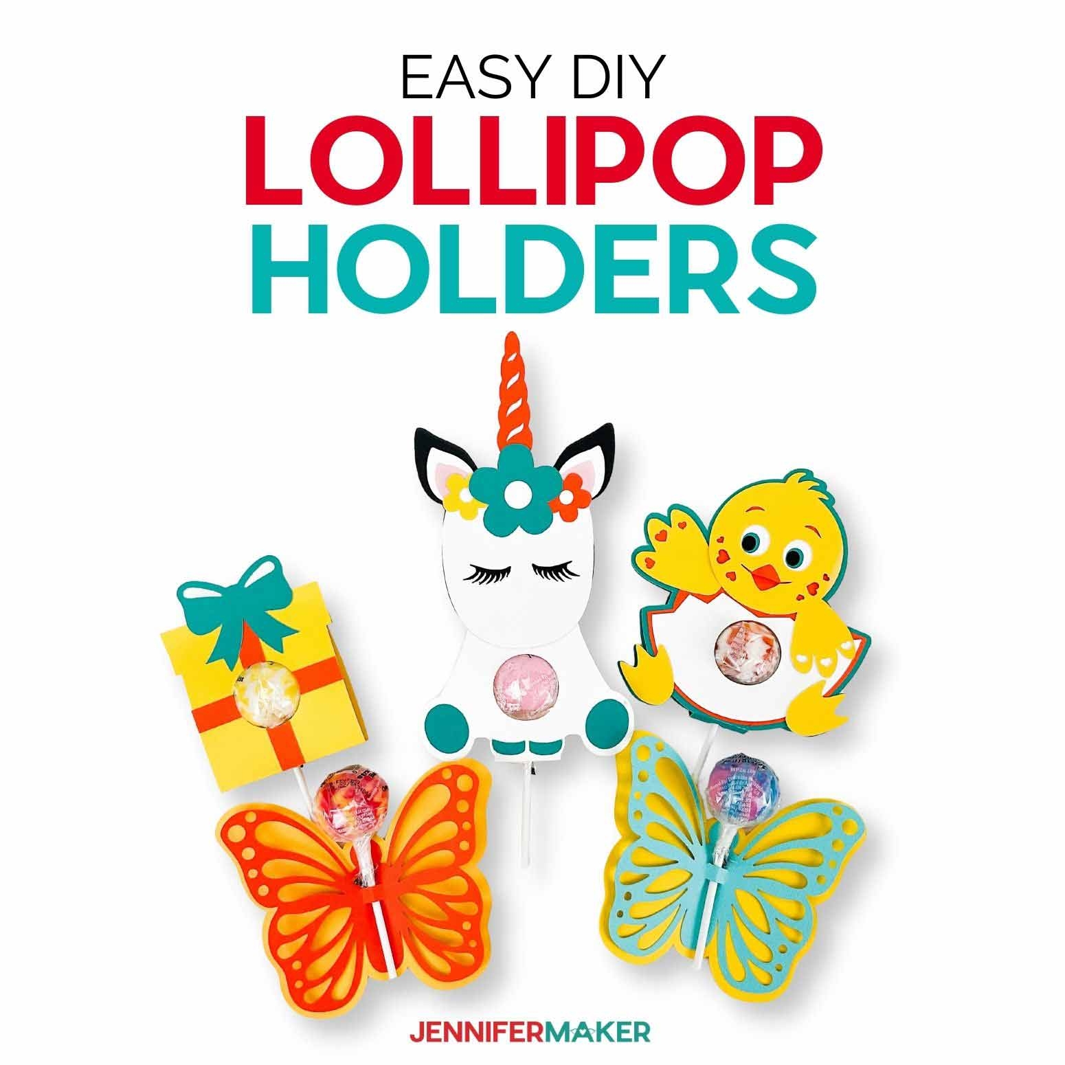 Free Printable Lollipop Holder Template
