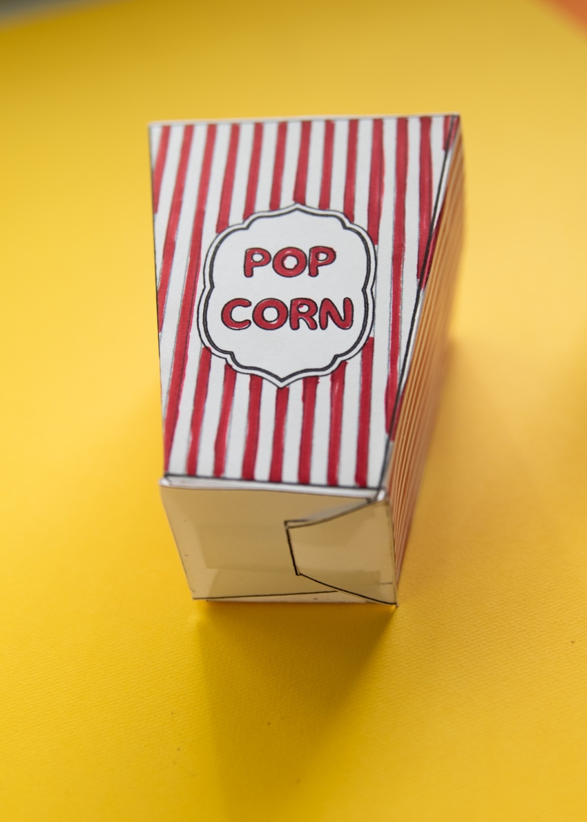 Popcorn Template Printable Free