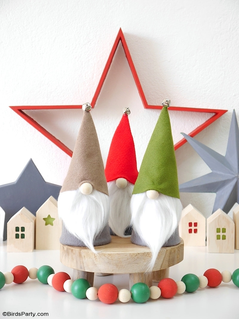 DIY No Sew Christmas Gnomes With FREE Templates Party Ideas DIY No Sew Christmas Gnomes With FREE Templates Party Ideas