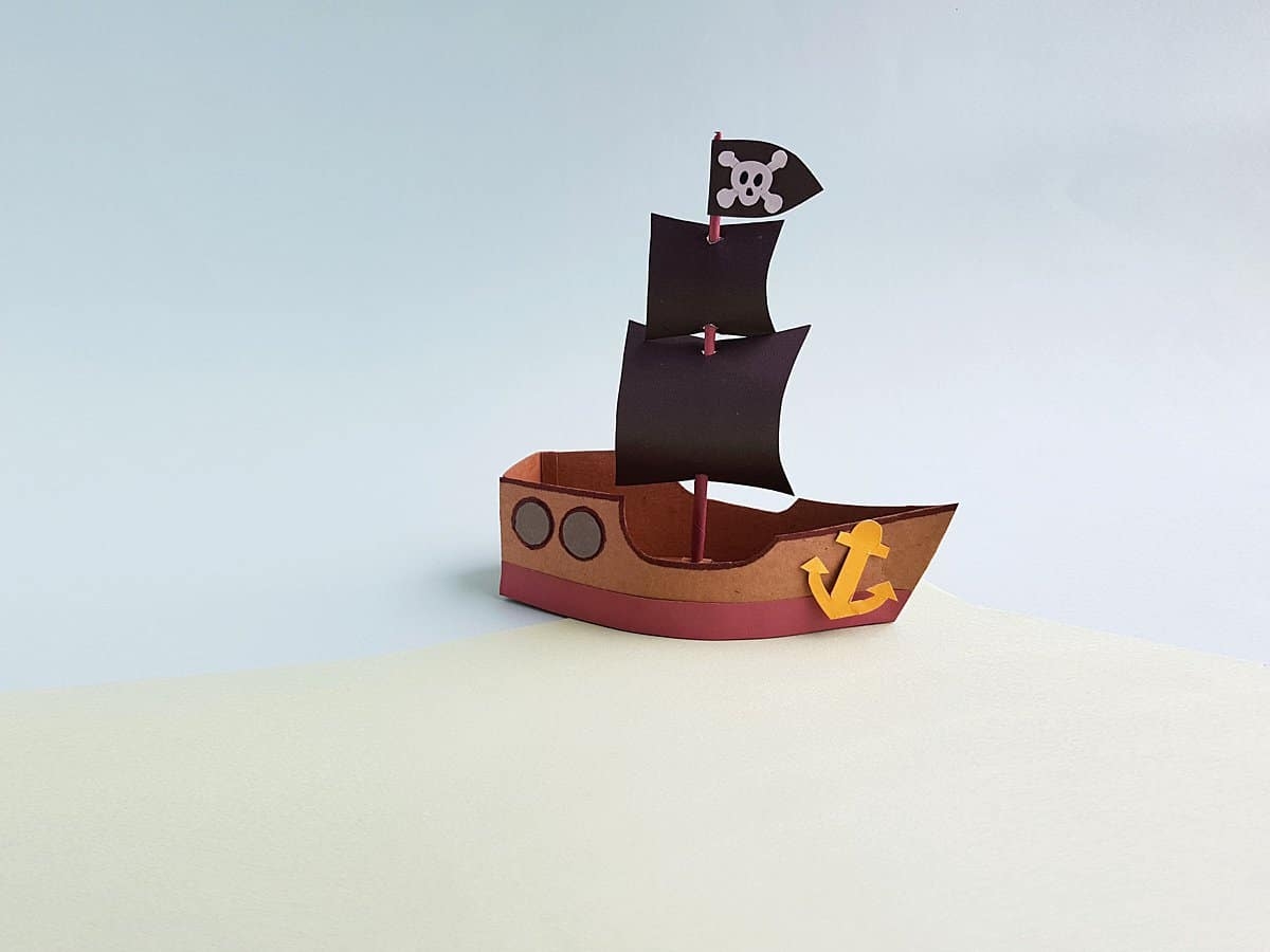 Free Pirate Ship Template Printable