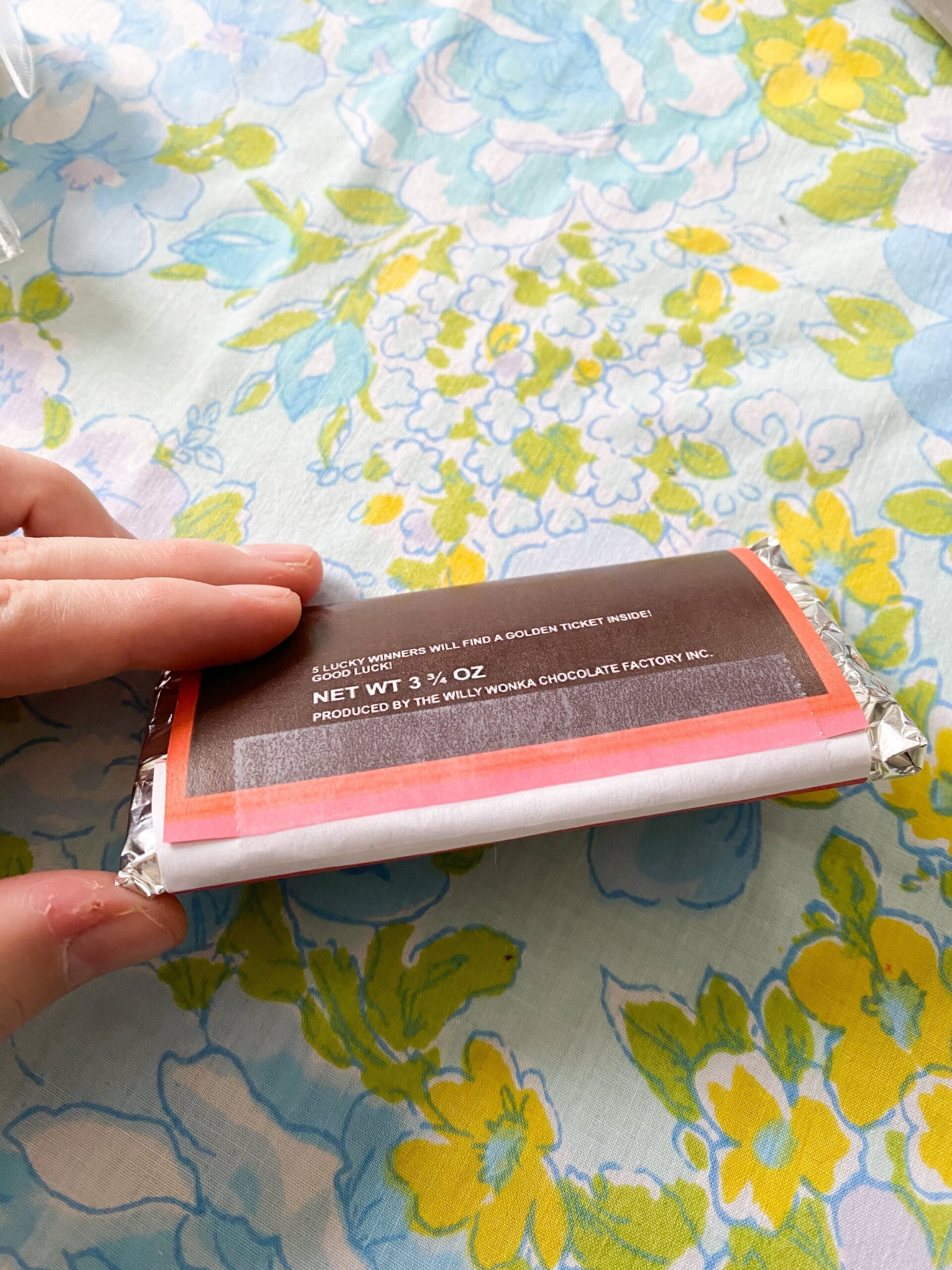 DIY Wonka Bar Craft Free Printable Emily Retro Vintage And DIY Home Design