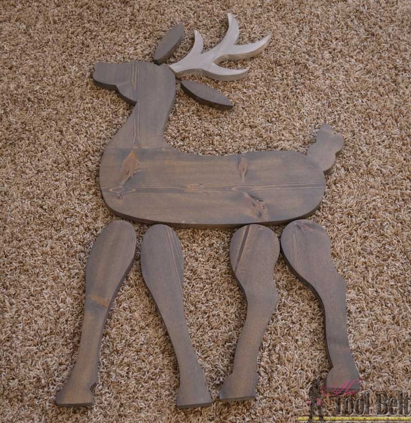 Printable Template Free Plywood Reindeer Pattern