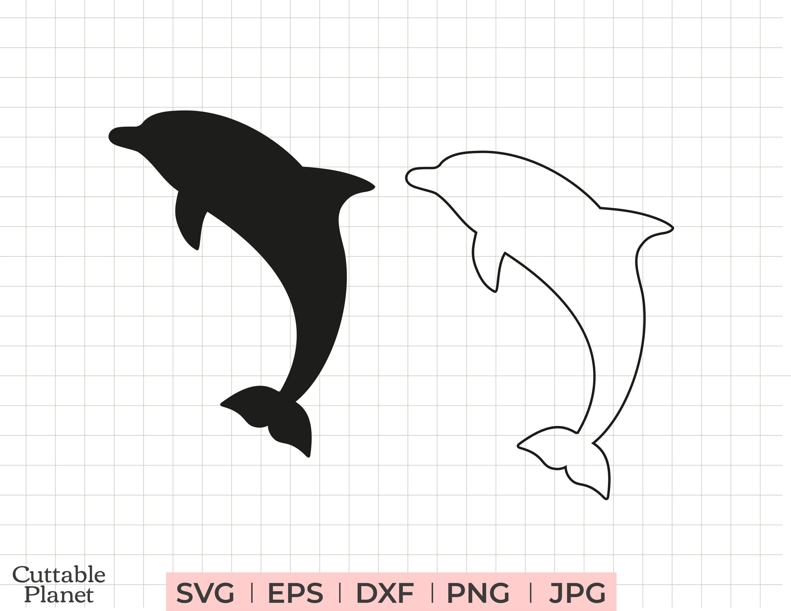 Dolphin Template Free Printable