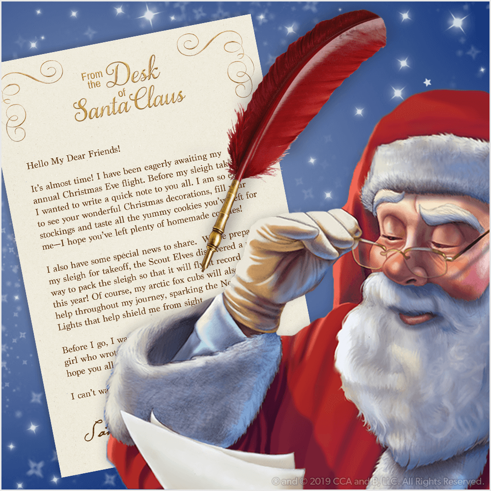 Letter From Santa Template Free Printable