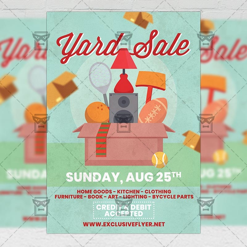 Download Yard Sale Flyer PSD Template ExclusiveFlyer