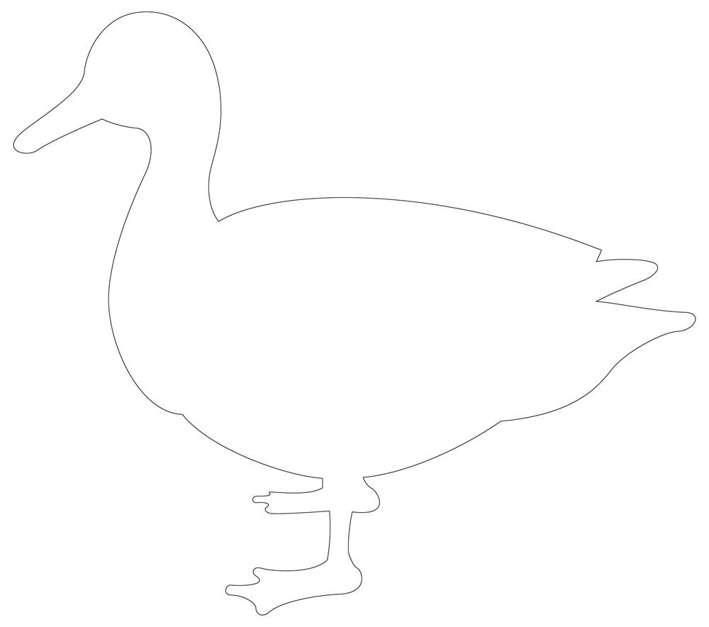 Free Duck Template Printable
