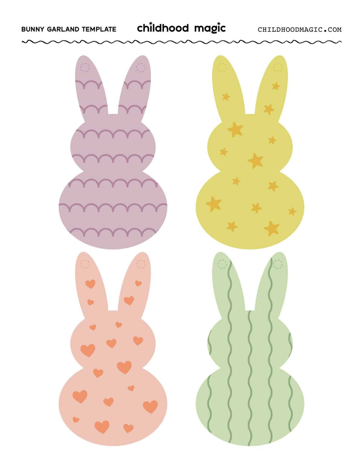 Easter Bunny Templates Printable Free