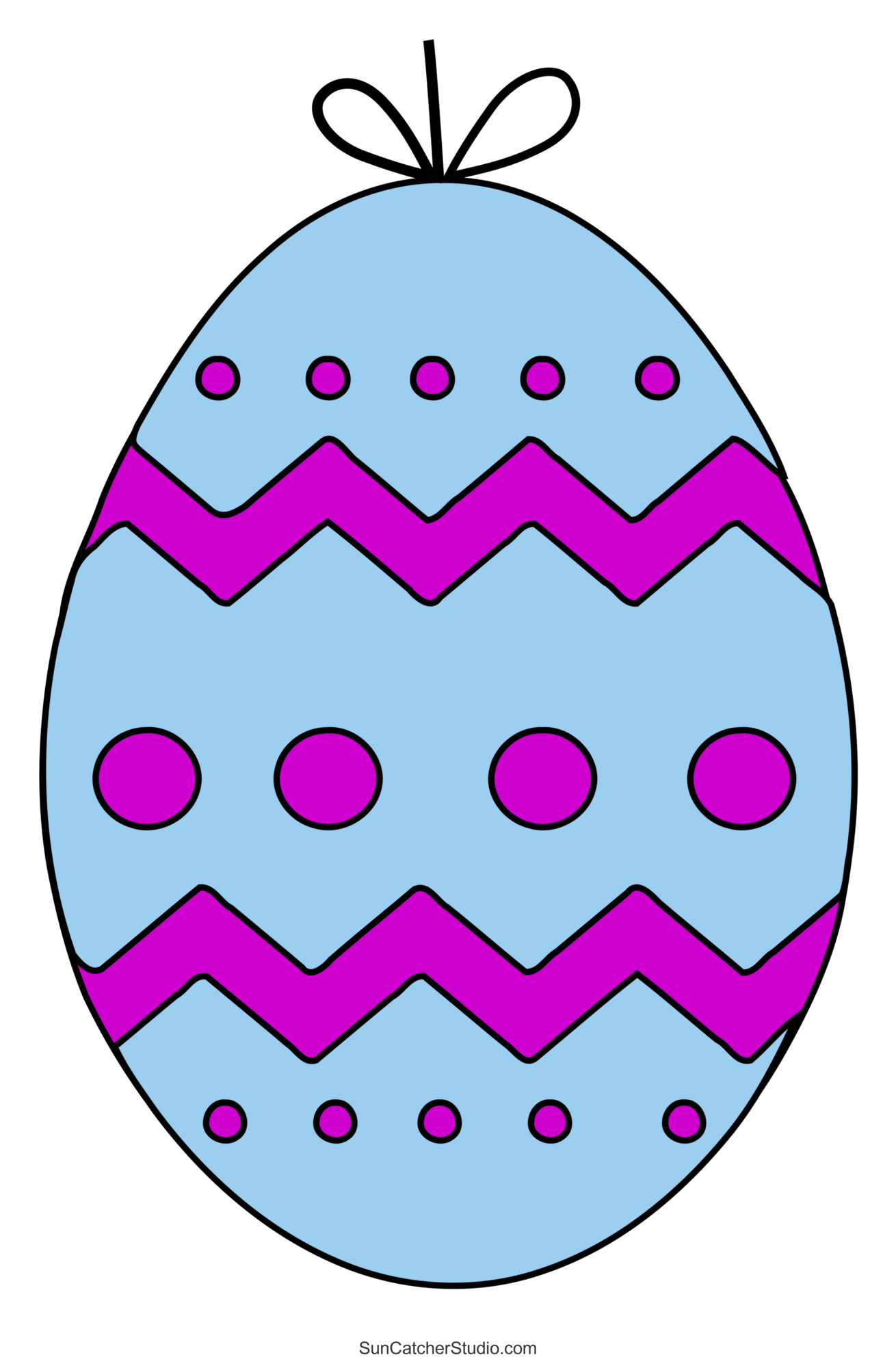 Free Easter Egg Template Printable