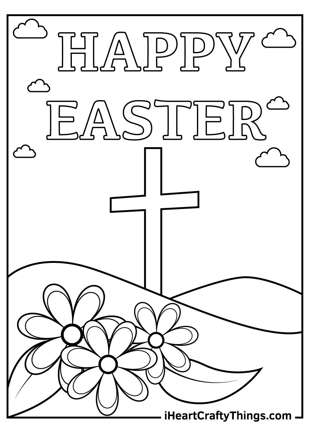 Easter Coloring Pages 36 Free Printable PDF Sheets For Kids