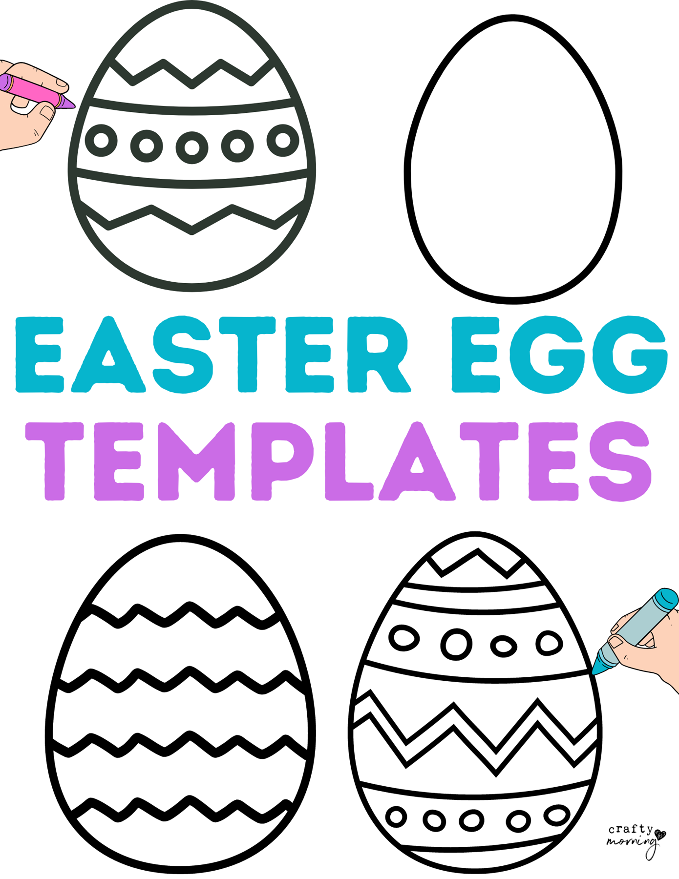 Free Printable Egg Template Free Printable Egg Template