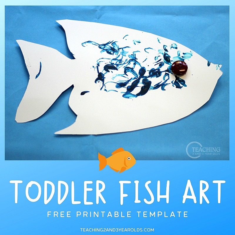Easy And Fun Toddler Fish Craft Printable Template 