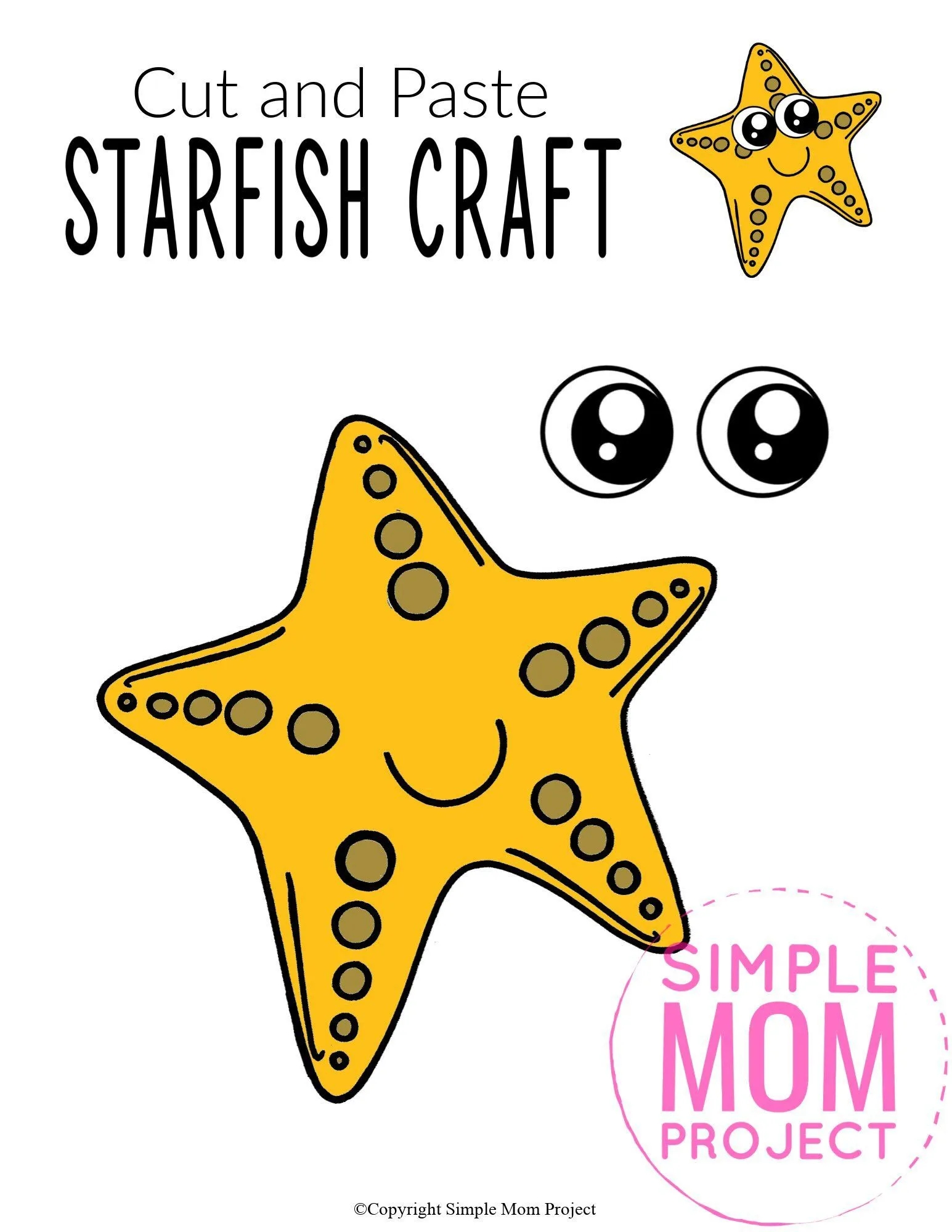 Free Printable Starfish Template