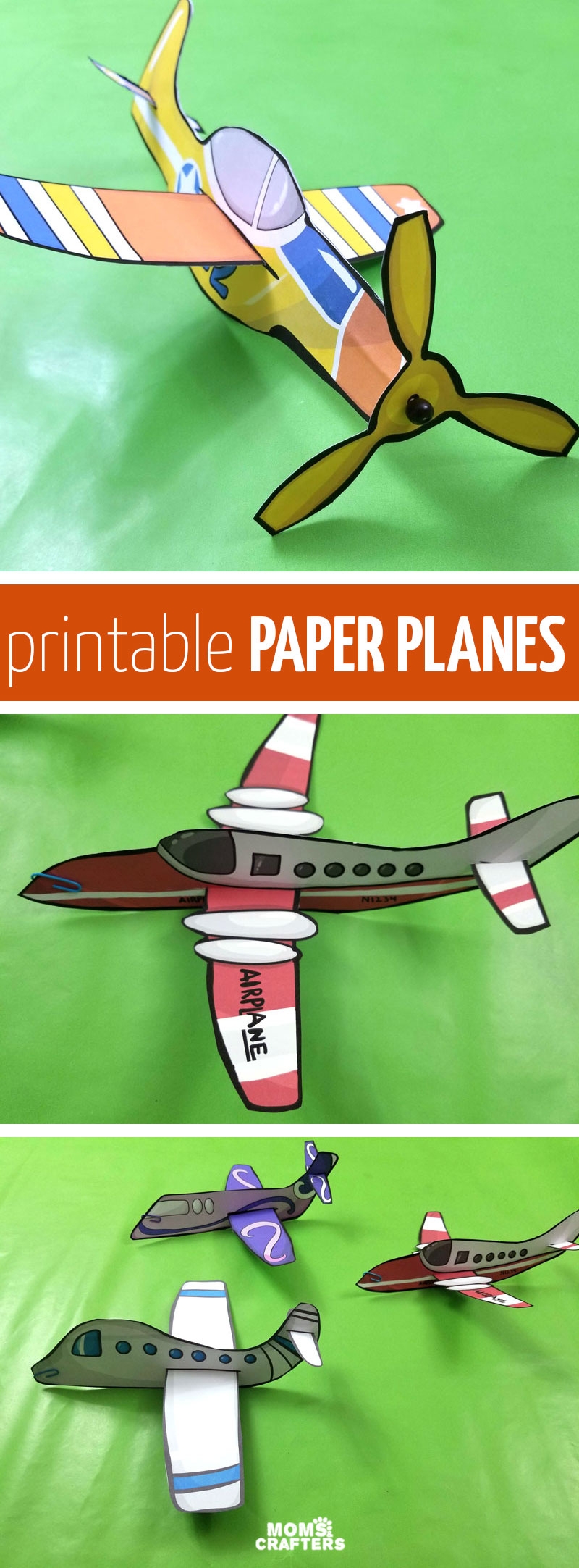 Free Paper Airplane Designs-Printable Templates