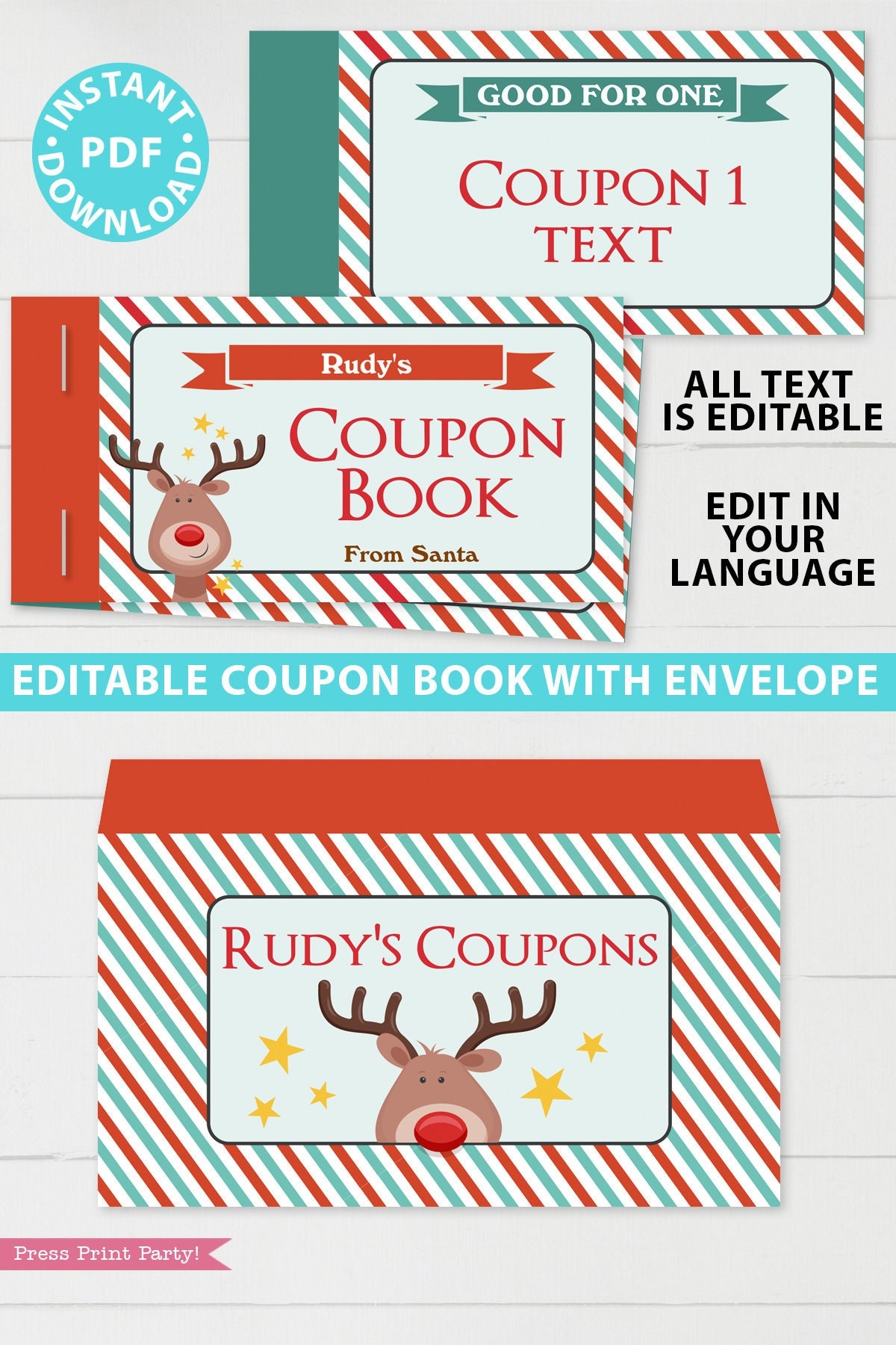 Christmas Coupon Template Free Printable Christmas Coupon Template Free Printable