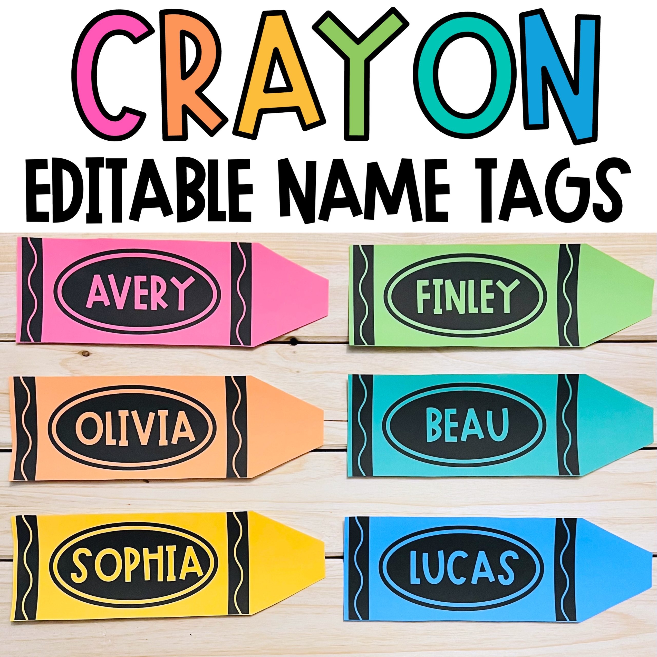 Free Printable Crayon Template Free Printable Crayon Template