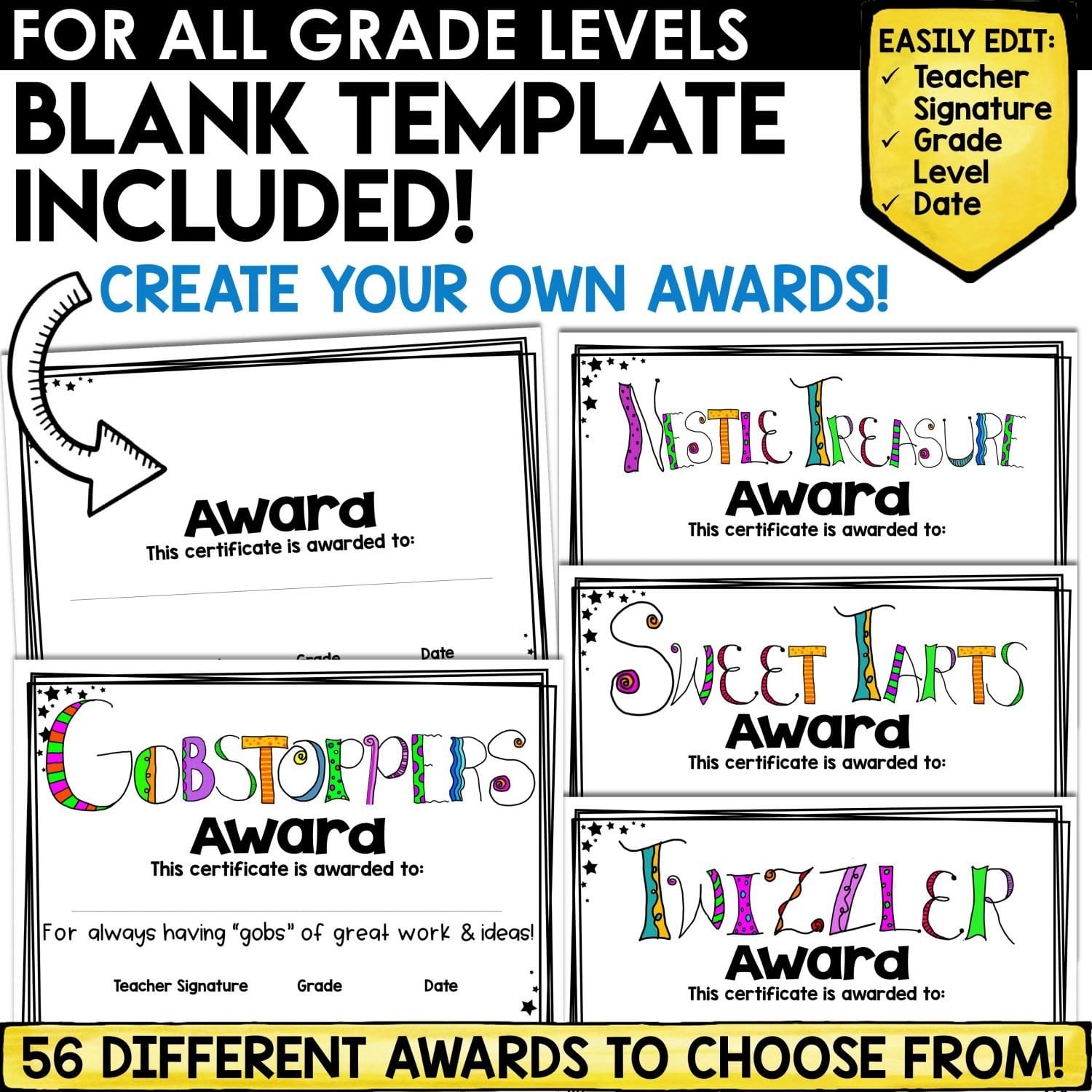 Editable End of Year Awards For Every Student A Love Of Teaching