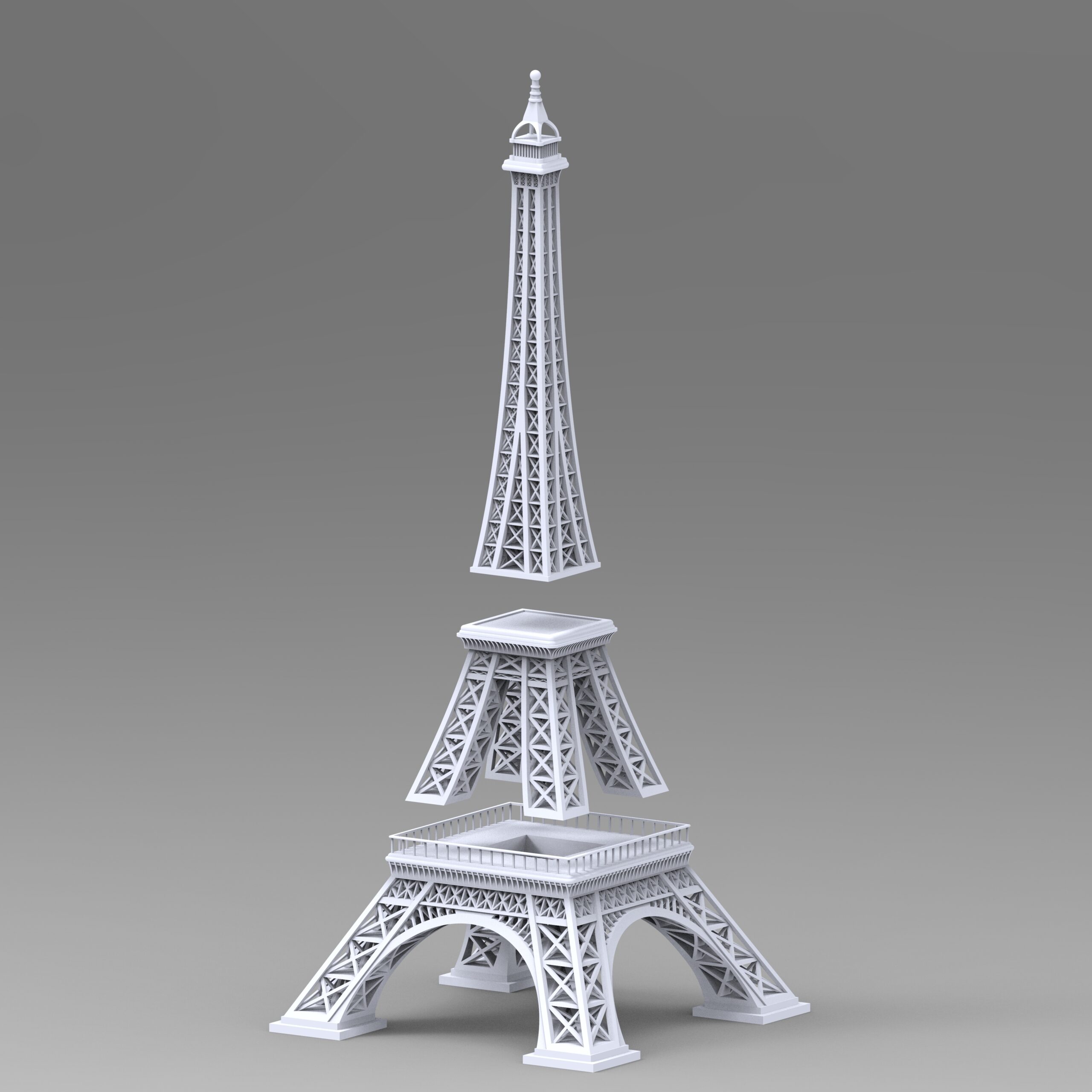 Eiffel Tower 3D Printable Model 3D Model By 3DDesigner On Thangs