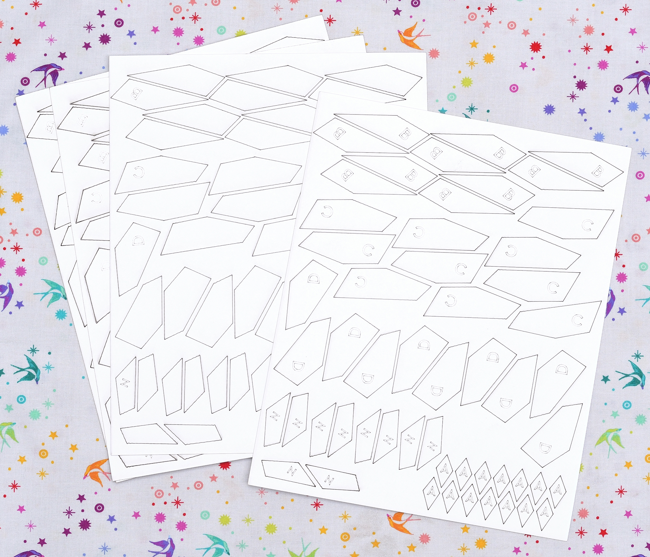 Free Printable Paper Piecing Templates
