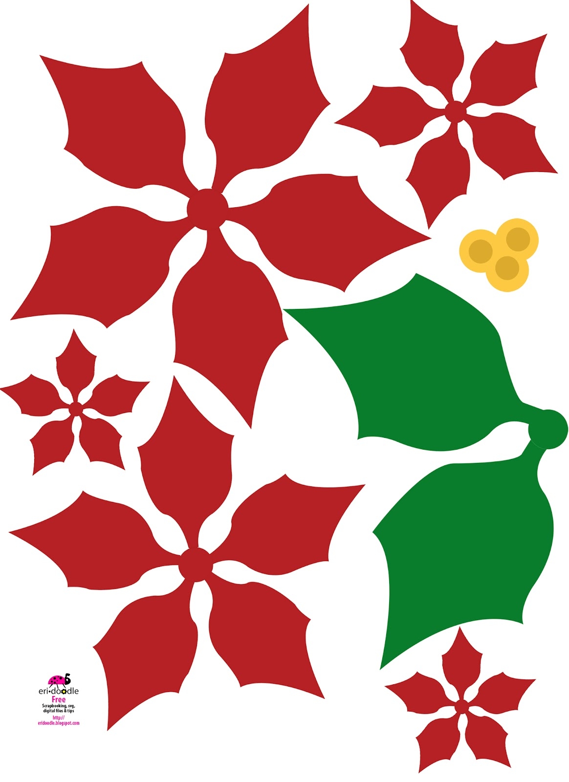 Eridoodle Designs And Creations Make A Paper Christmas Flower