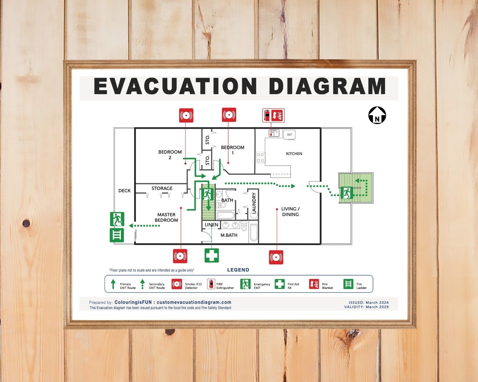 Free Printable Fire Escape Plan Template