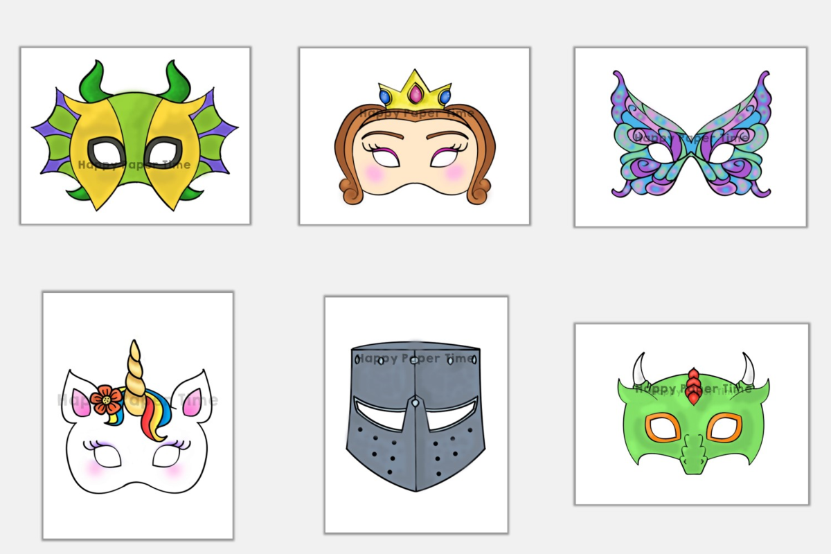 Fairytale Paper Masks Printable Craft Activity Costume Template Made By Teachers