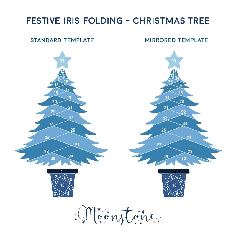 Festive Iris Folding Digital Downloads Hunkydory Crafts