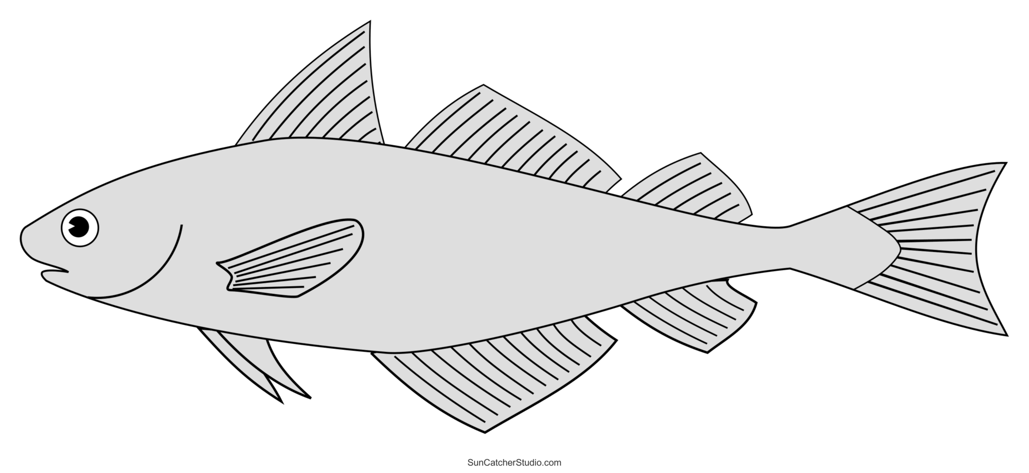 Fish Patterns And Marine Templates Printable Stencils Free 