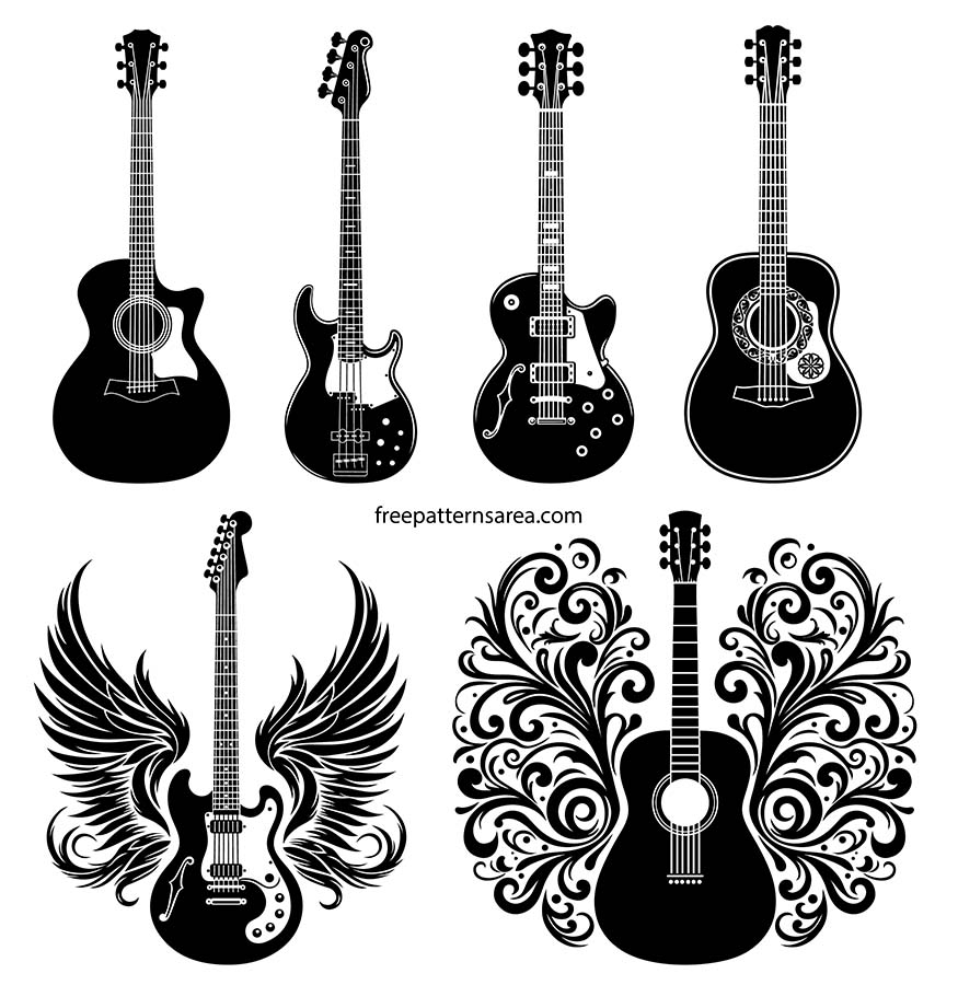Guitar Templates Free Printable