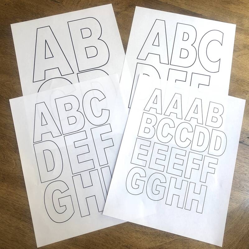Free Alphabet Printables Letters Worksheets Stencils U0026 ABC 