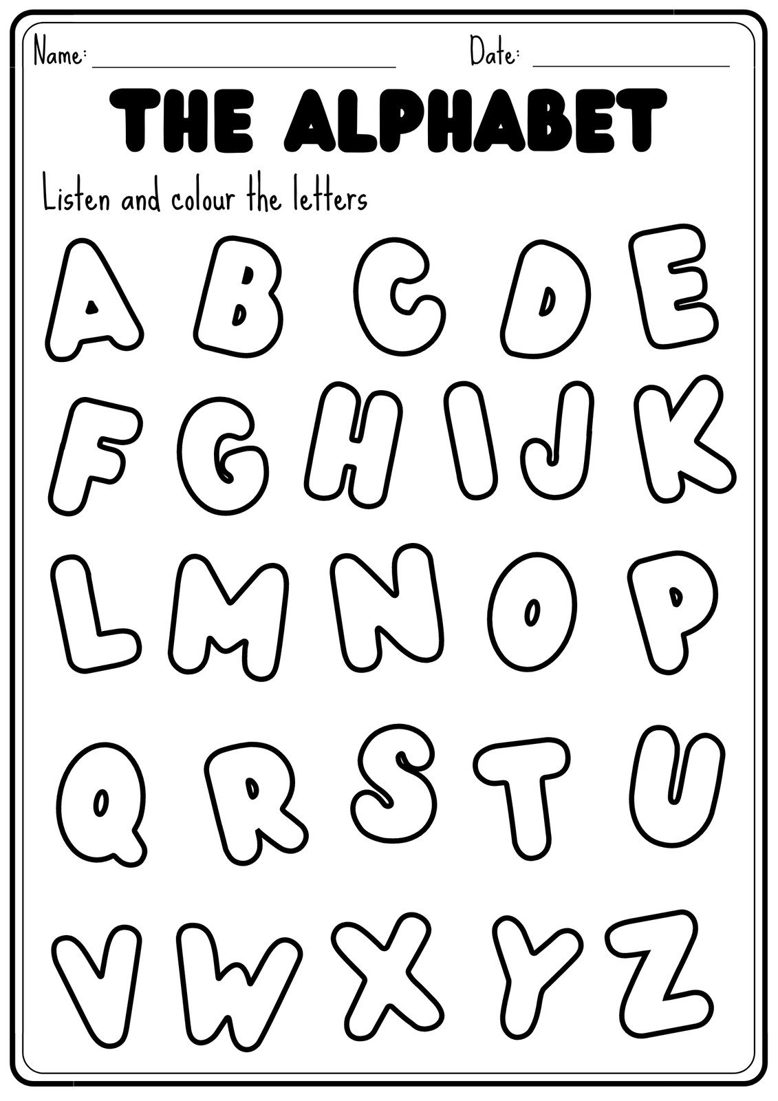 Free And Customizable Alphabet Templates Canva