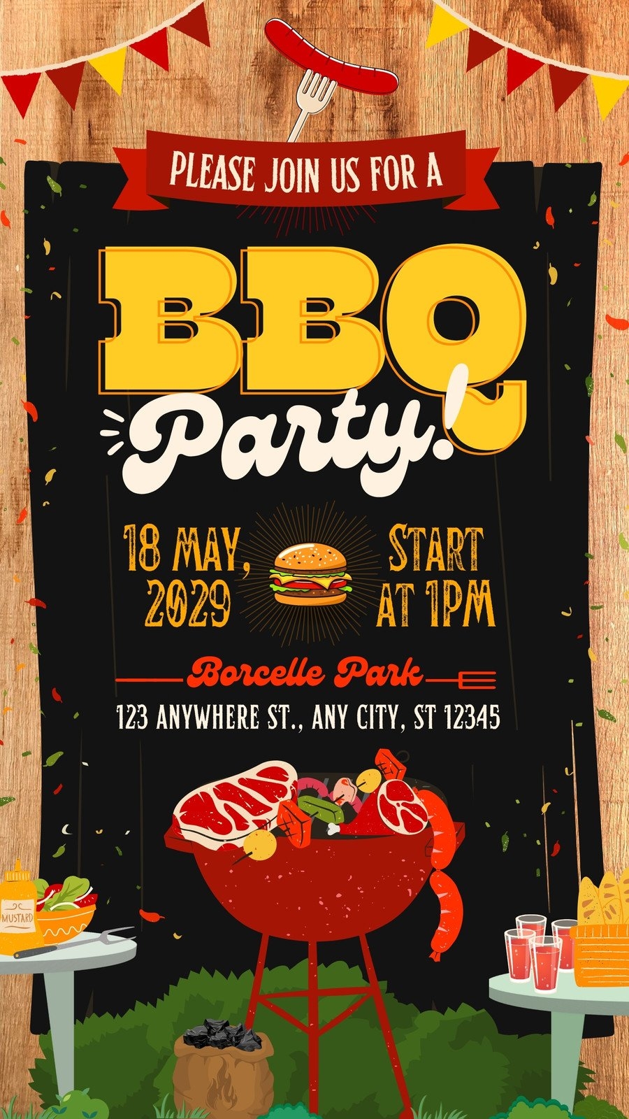 Free And Customizable Bbq Templates Free And Customizable Bbq Templates