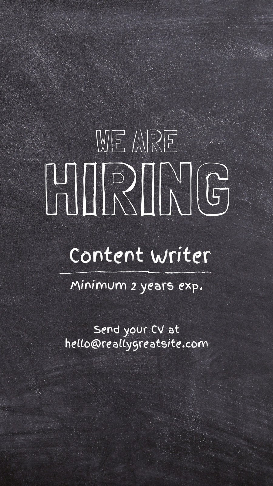 Free Chalkboard Printable Templates