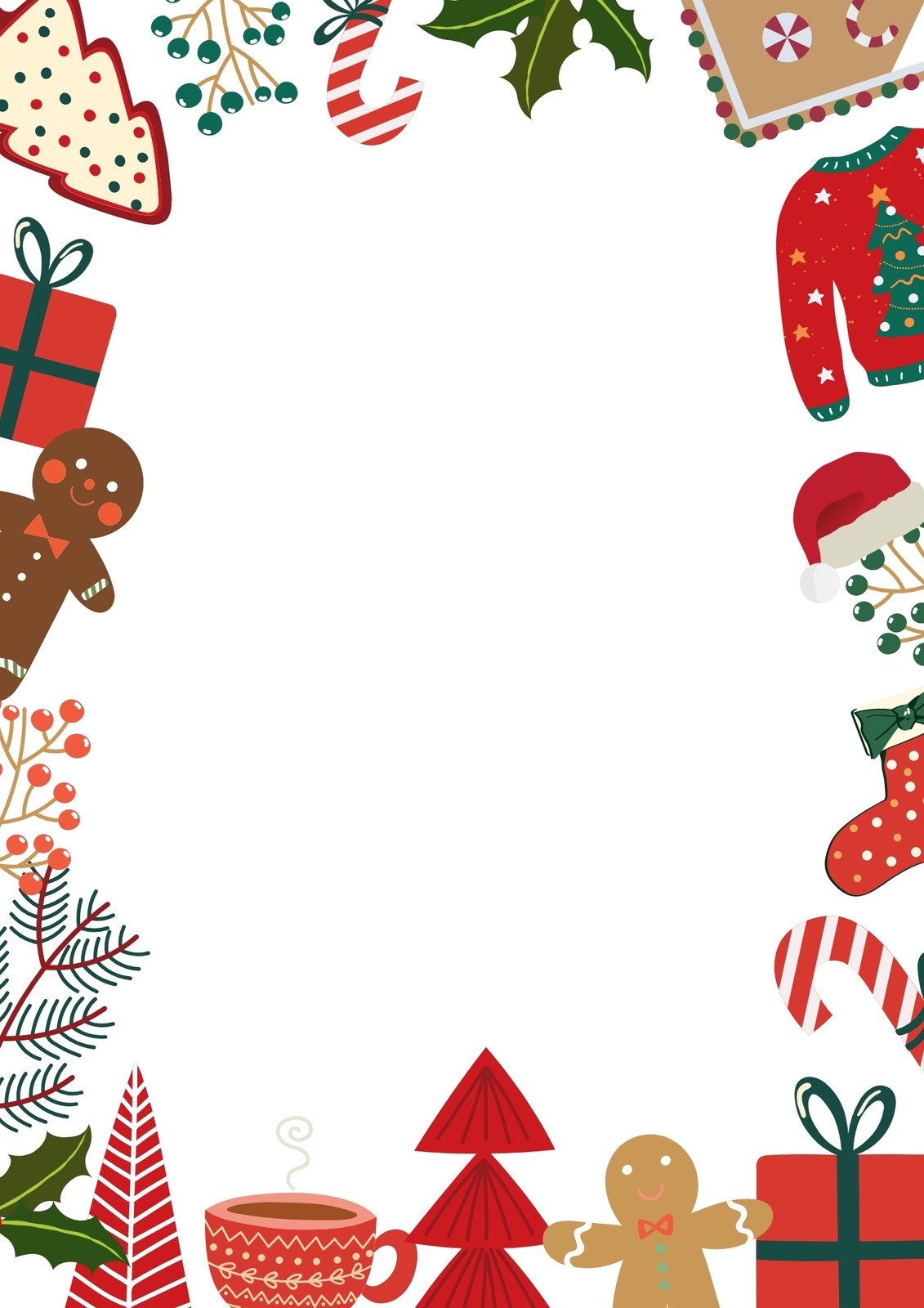 Free Printable Christmas Template