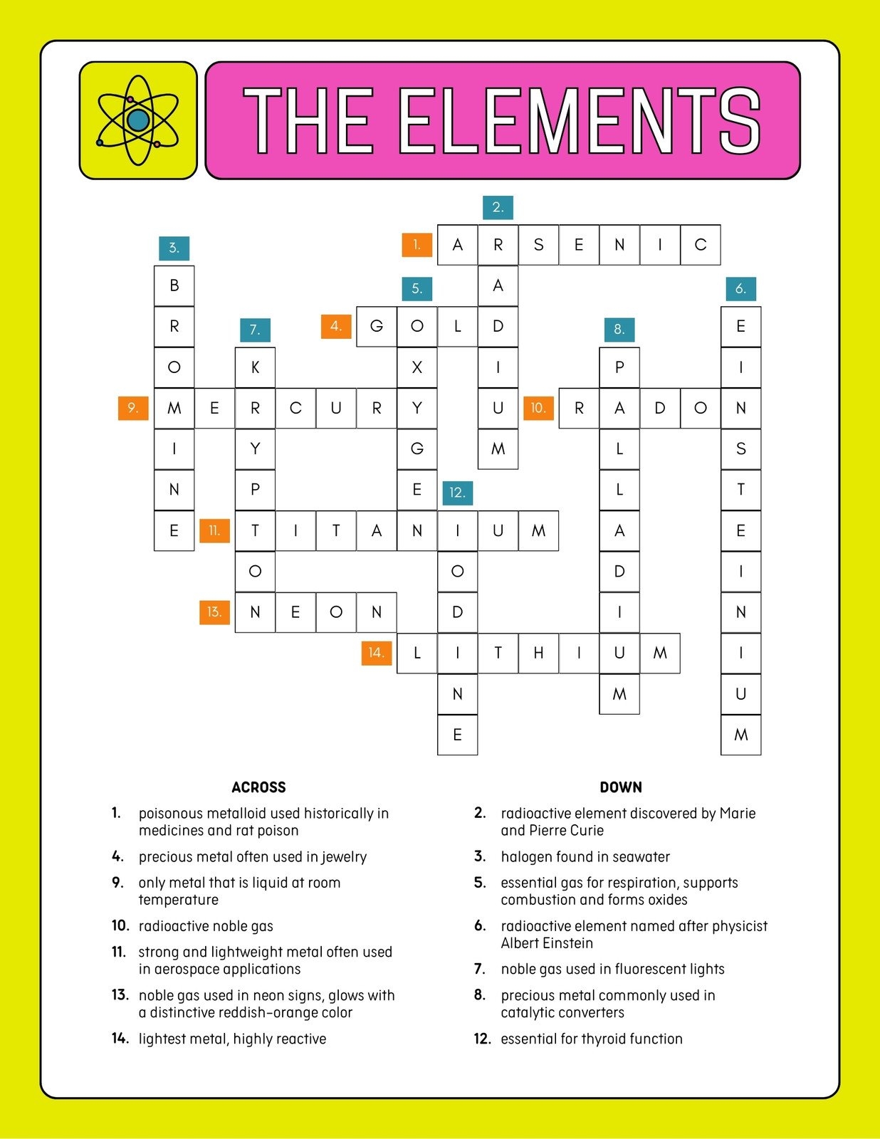 Free And Customizable Crossword Puzzle Templates Canva