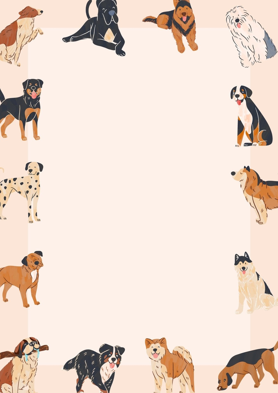 Free And Customizable Dog Templates