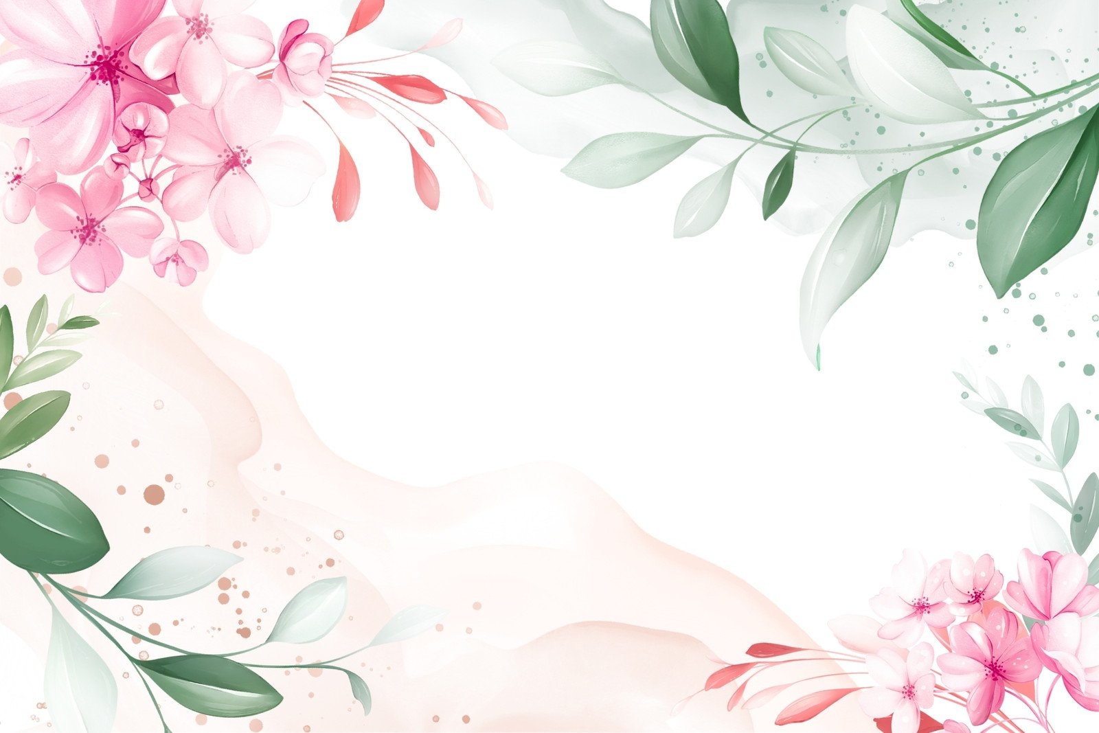 Free And Customizable Floral Background Templates Worksheets Library