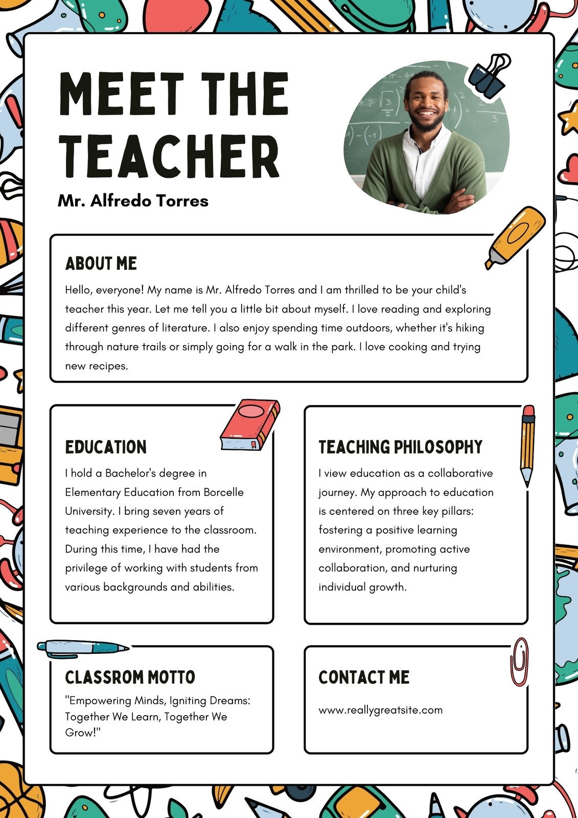 Free And Customizable Meet The Teacher Flyer Templates Canva