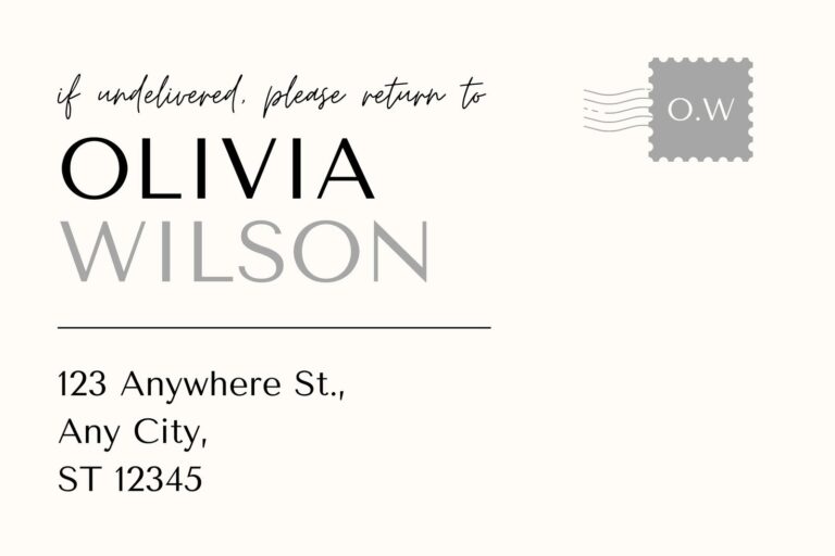 Free And Printable Custom Address Label Templates Canva