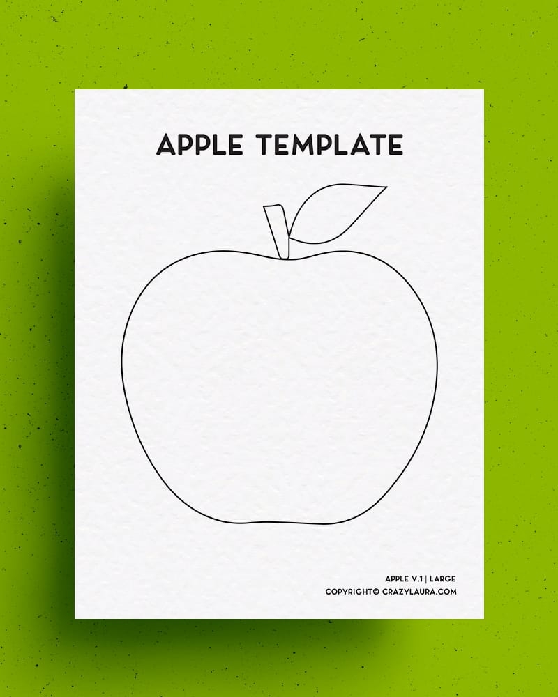 Free Printable Apple Templates Free Printable Apple Templates
