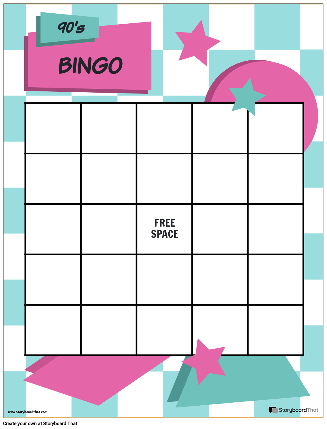 Free Bingo Template Printable Free Bingo Template Printable