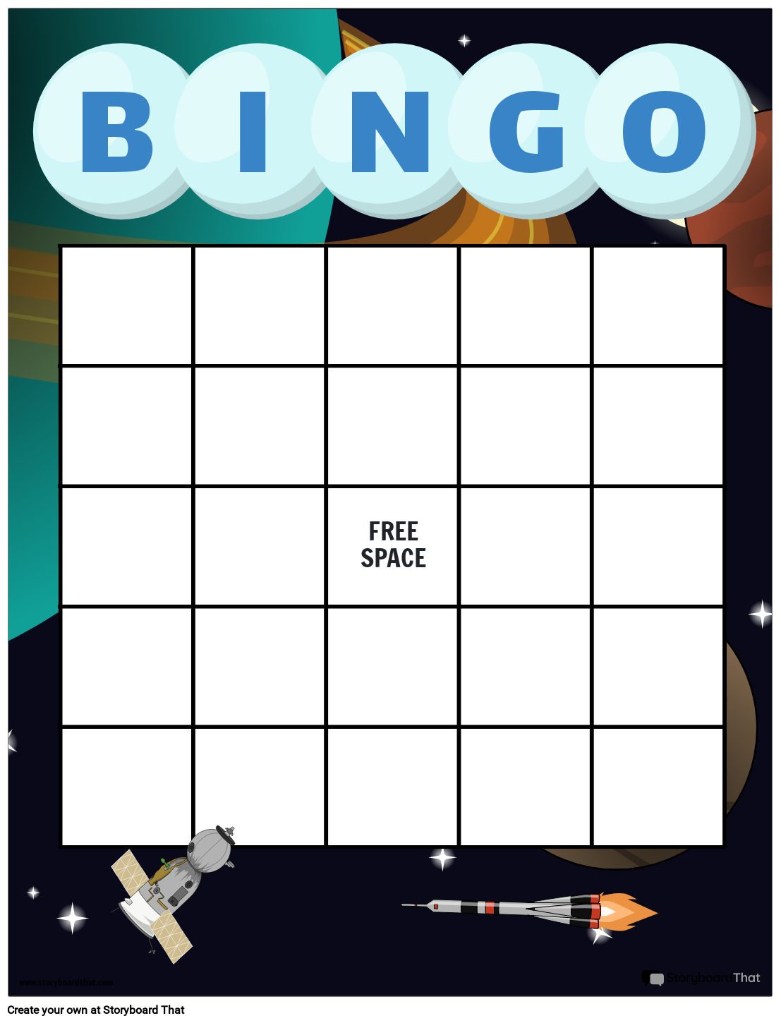 Free Printable Bingo Templates Blank