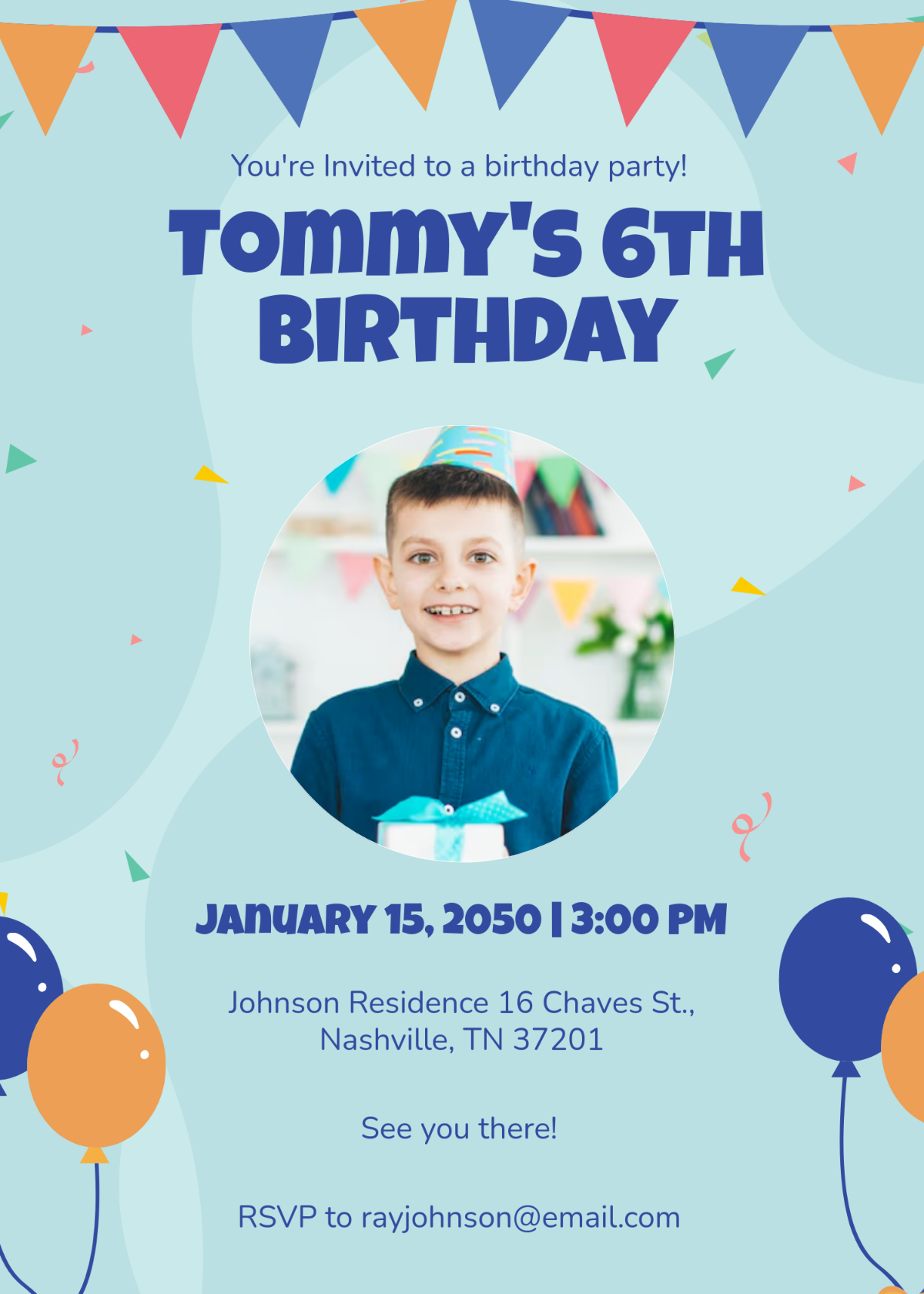 Free Printable Birthday Flyer Templates