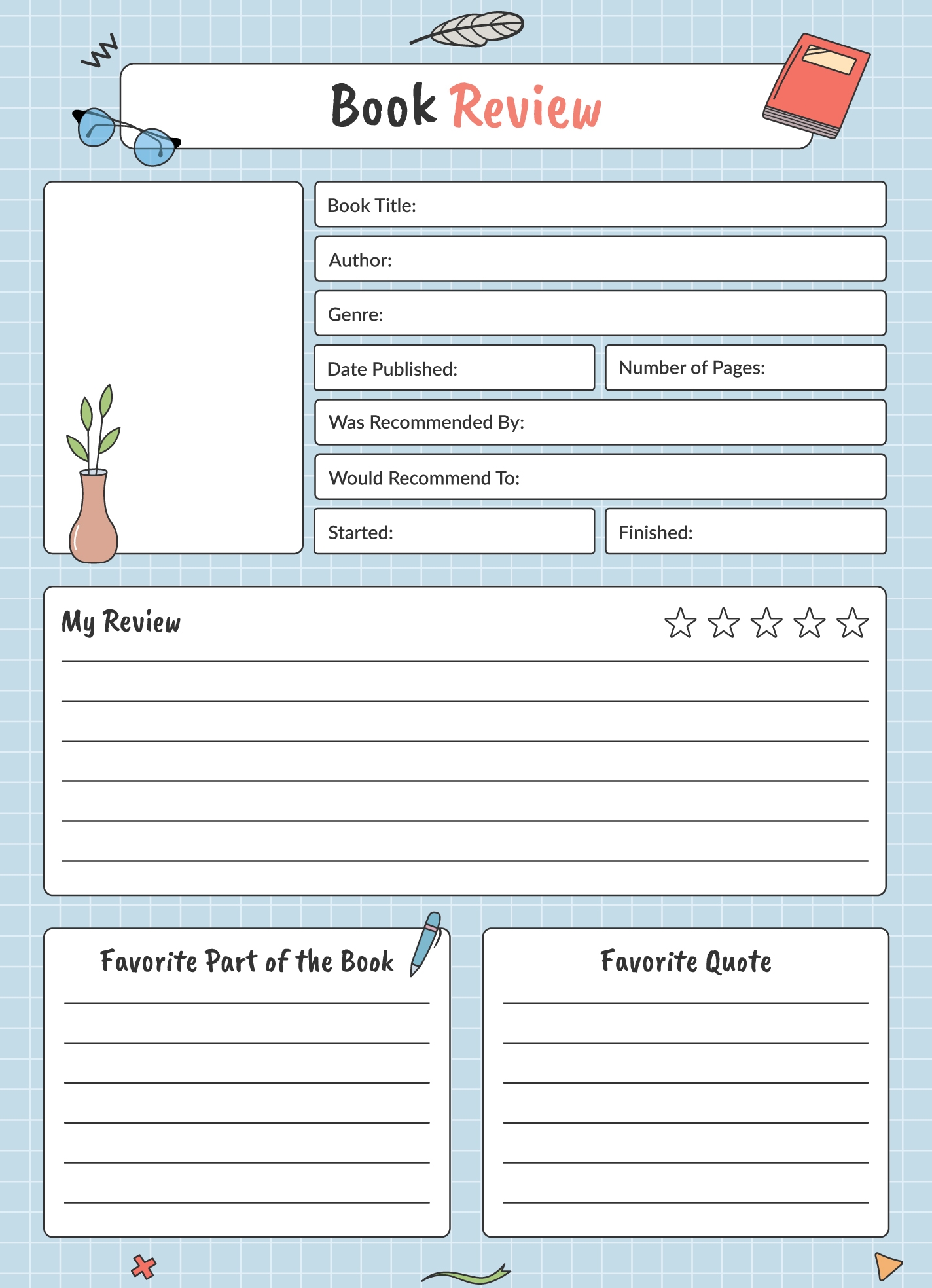 Free Book Report Google Docs Templates Gdoc io