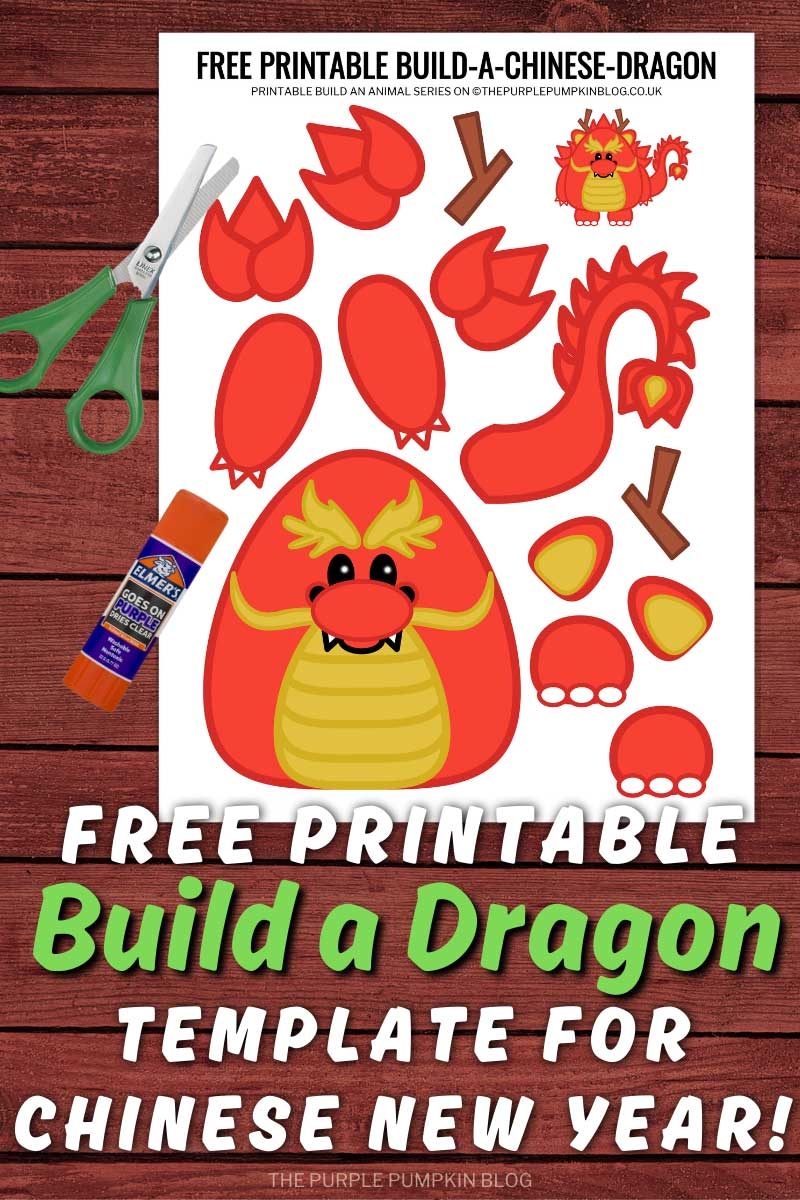 Free Build A Chinese Dragon Printable Craft New Year Fun