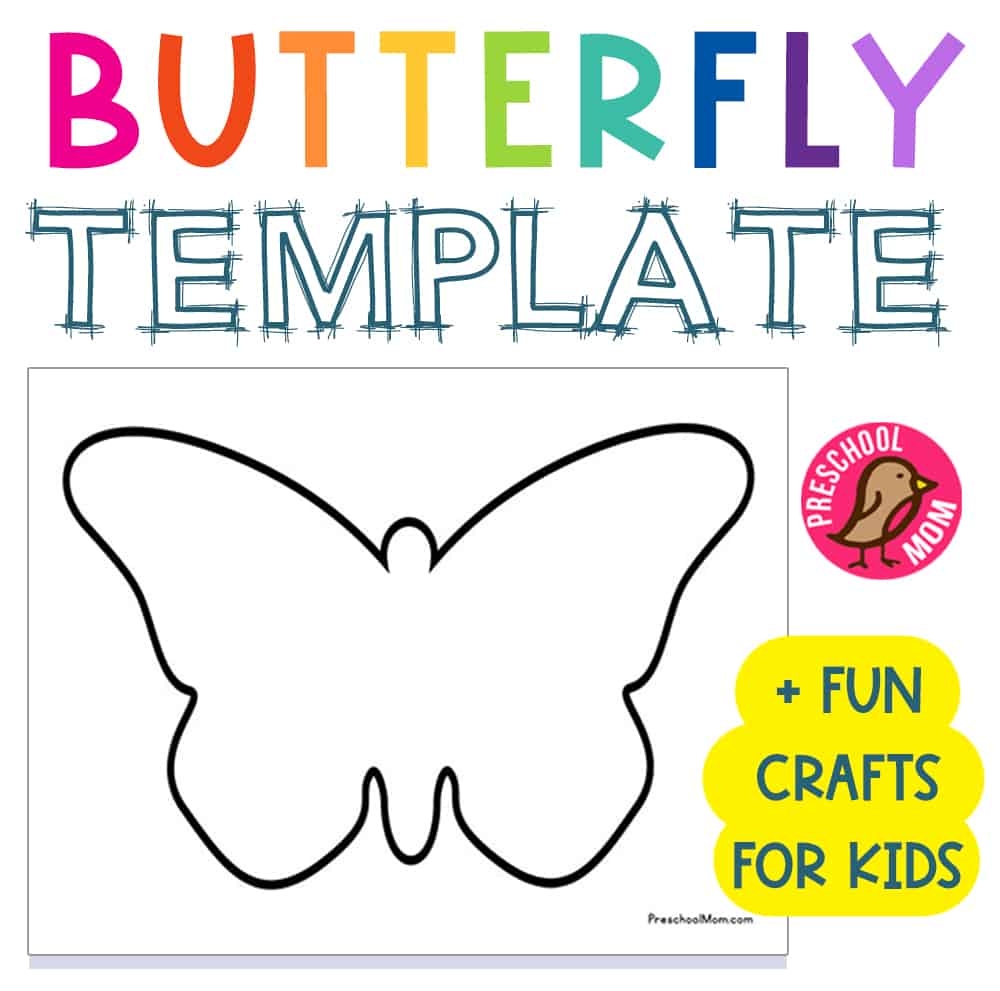 Butterfly Template Printable Free Download