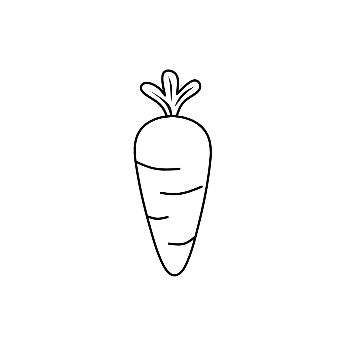 Free Carrot Outline Clipart Template To Edit Online Free Carrot Outline Clipart Template To Edit Online